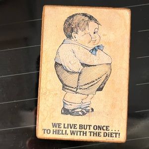 Vintage humor magnet